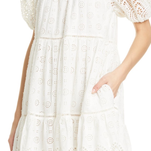 Ulla Johnson Eyelet Dress Size 2 - Picture 5 of 11